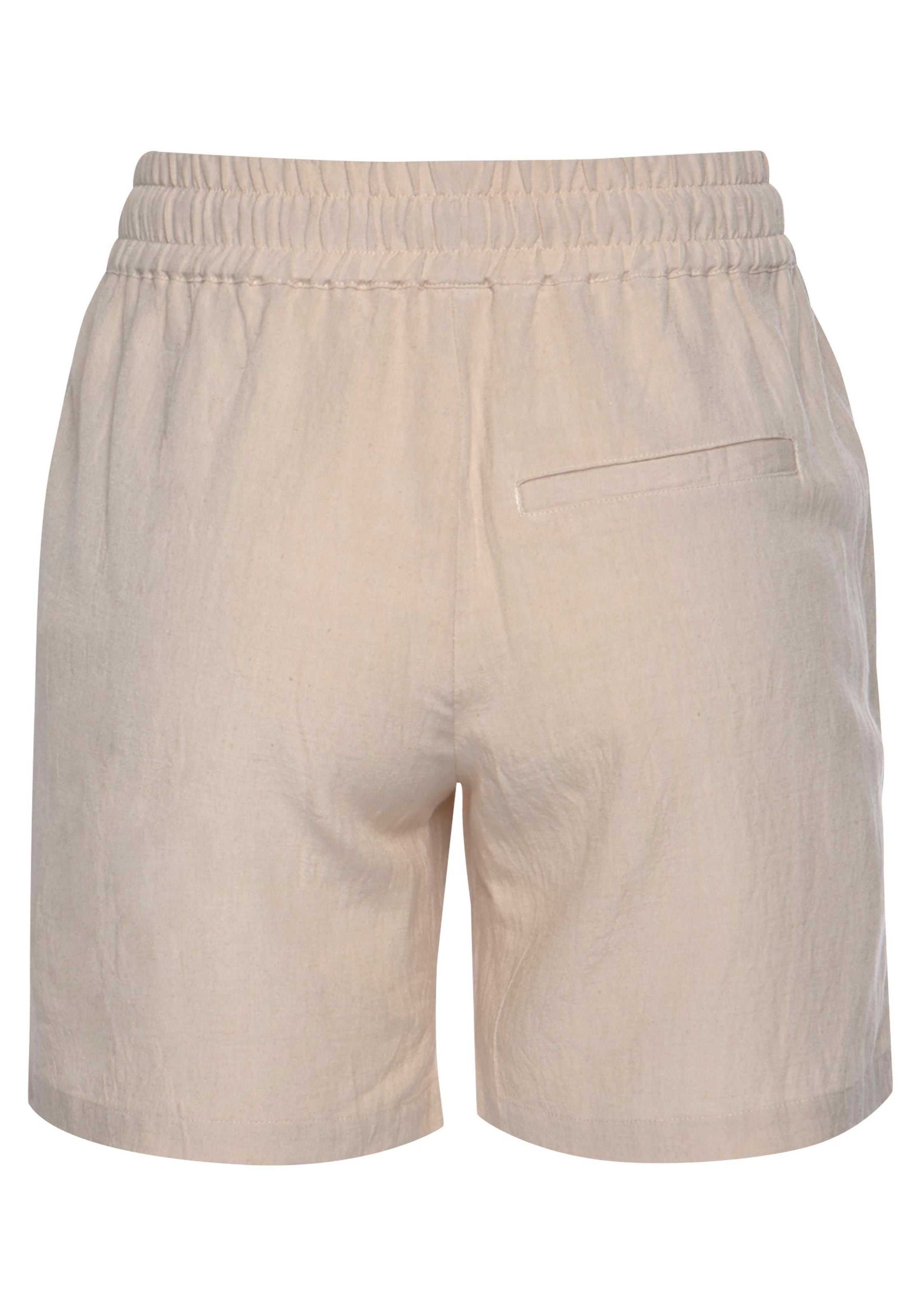 LASCANA Shorts, aus Leinenmix mit LASCANA Taschen, » online Hose kurze Lingerie Bademode, | Unterwäsche kaufen & Leinenhose