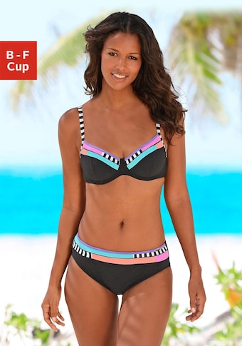 Sunflair Bügel-Bikini, mit schönen Kontrasteinsätzen