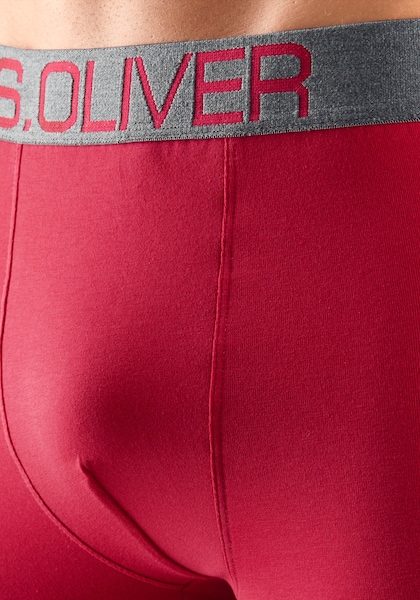 Boxer s.Oliver RED LABEL Bodywear (4 pièces), avec ceinture tissée contrastante