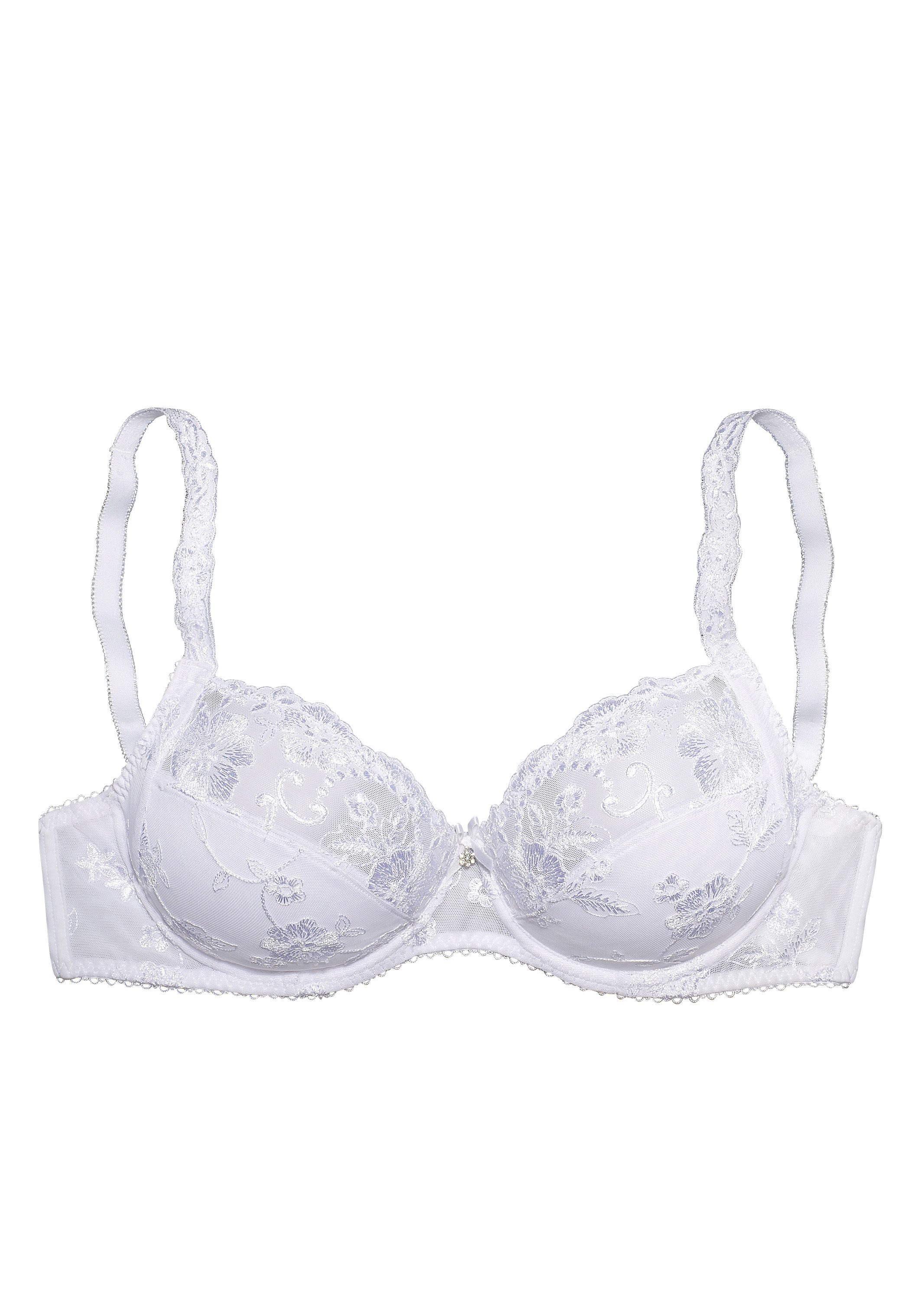 LASCANA Bügel-BH »Wanda«, floraler Optik, Stickerei Unterwäsche & Lingerie online Spitze | LASCANA Bademode, kaufen in » mit Dessous