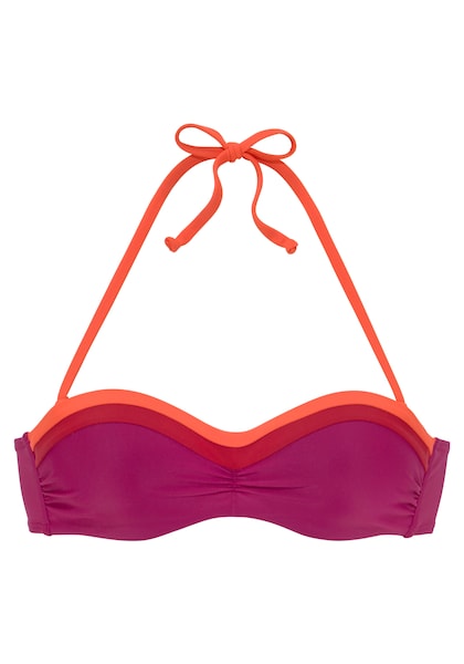 s.Oliver Bügel-Bandeau-Bikini-Top »Yella«, mit kontrastfarbenen Details