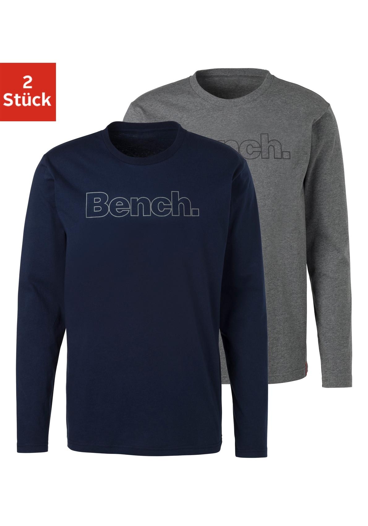 Image of Bench. Loungewear Langarmshirt, (2 tlg.), mit Bench. Print vorn