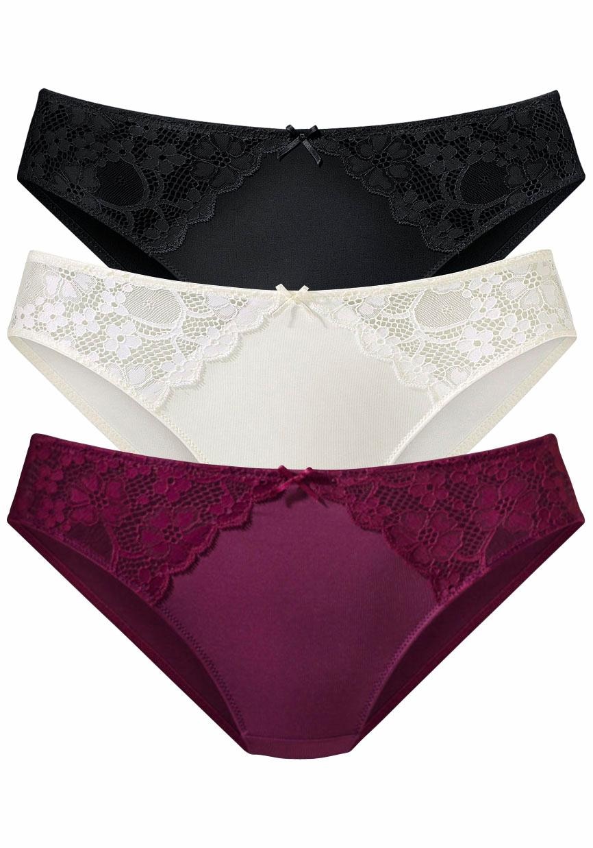 Slip Petite Fleur avec dentelle jacquard (3 pièces)