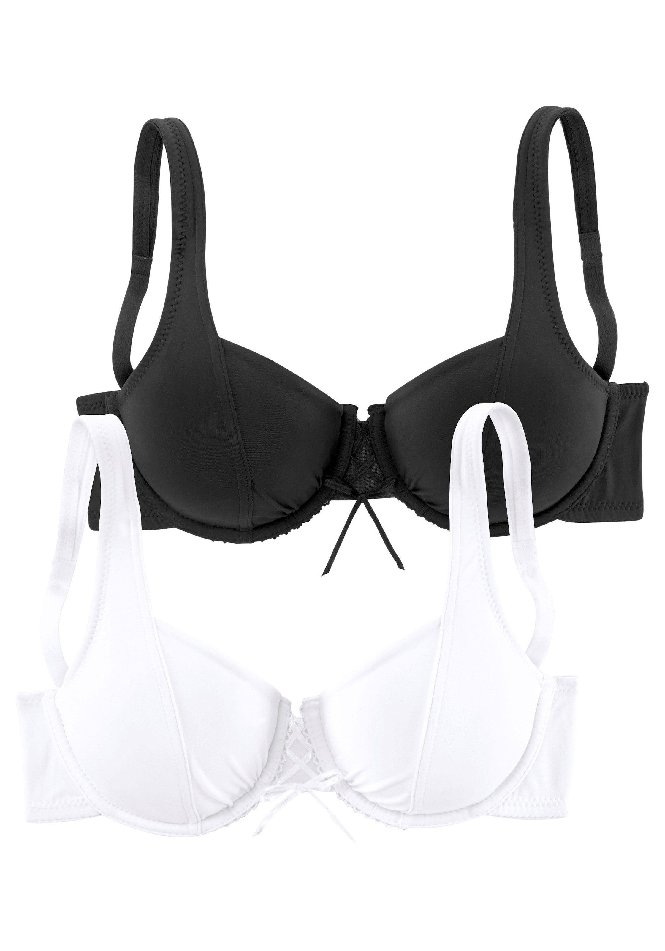 Soutien-gorge à armatures Petite Fleur avec fronces sur les bonnets (2 pièces)