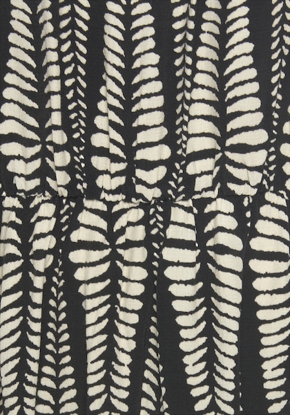 LASCANA Maxikleid, aus gewebter Viskose im Alloverprint, luftiges Sommerkleid