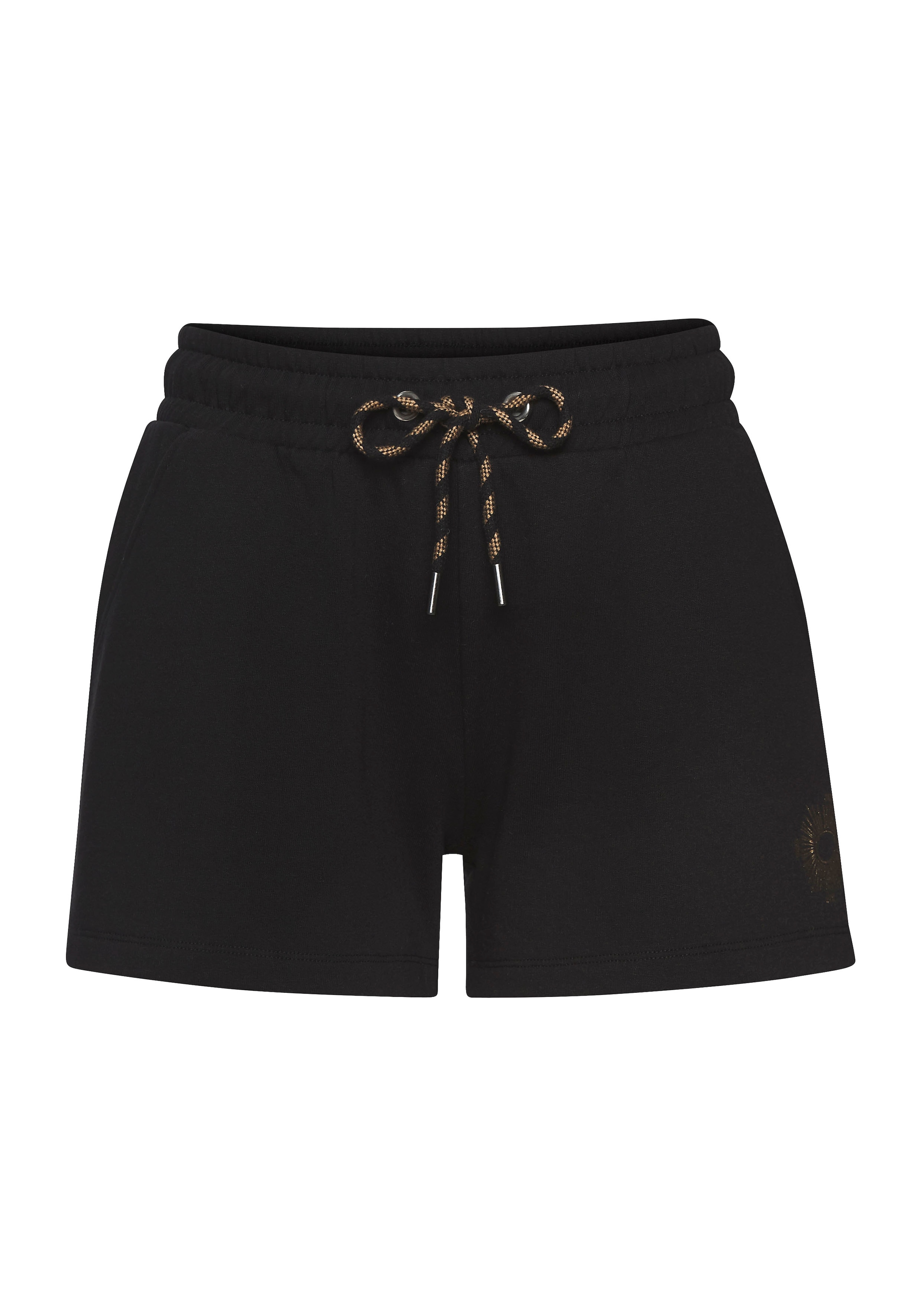 Buffalo Sweatshorts, Loungeshorts mit seitlichen Taschen und kleinem Print, Loungewear