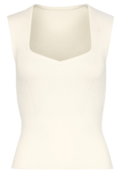 LASCANA Stricktop, mit eckigem Ausschnitt, elegantes Top mit breiten Trägern