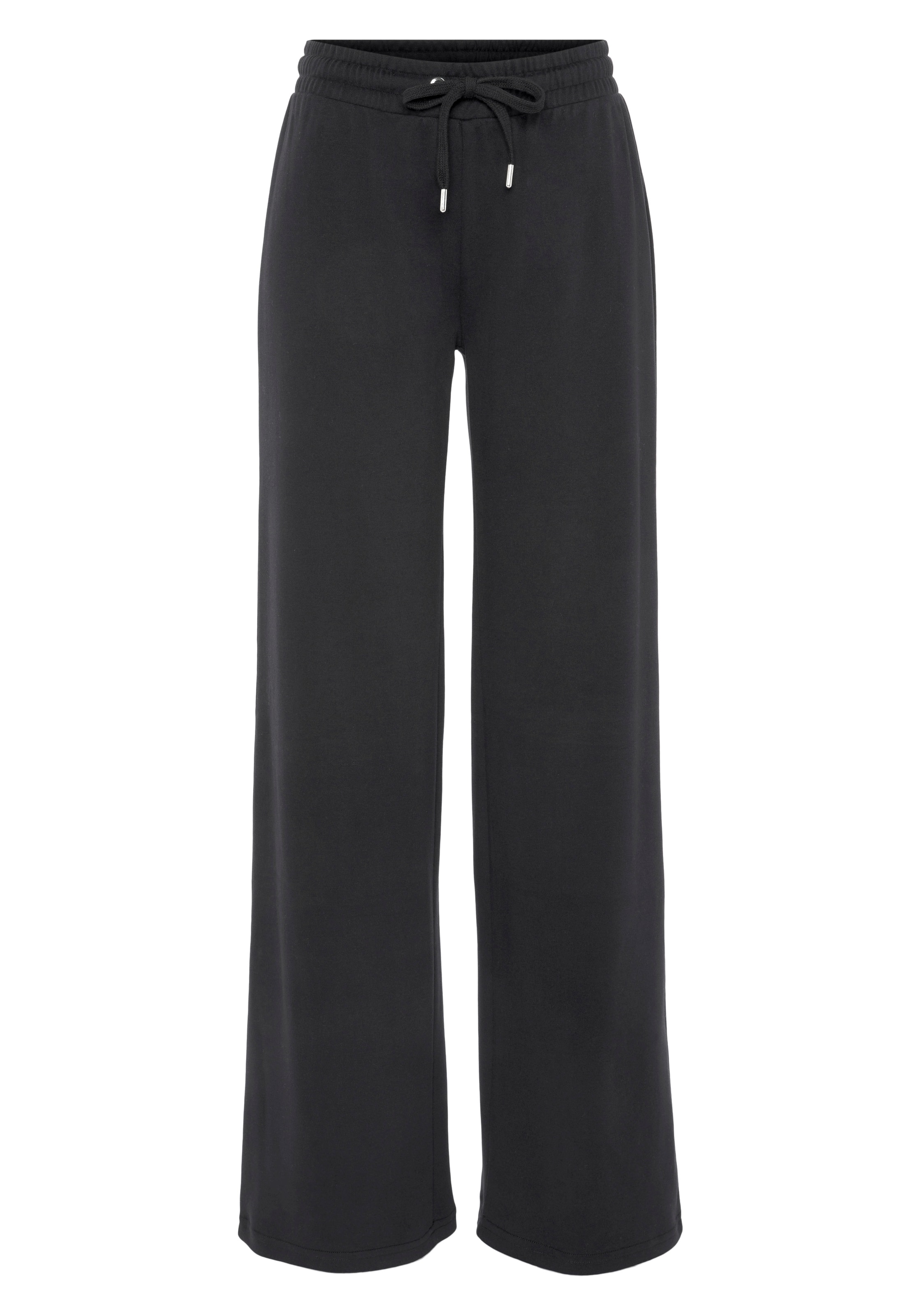 LASCANA Sweathose »-Loungehose«, mit ausgestelltem Bein, Loungewear