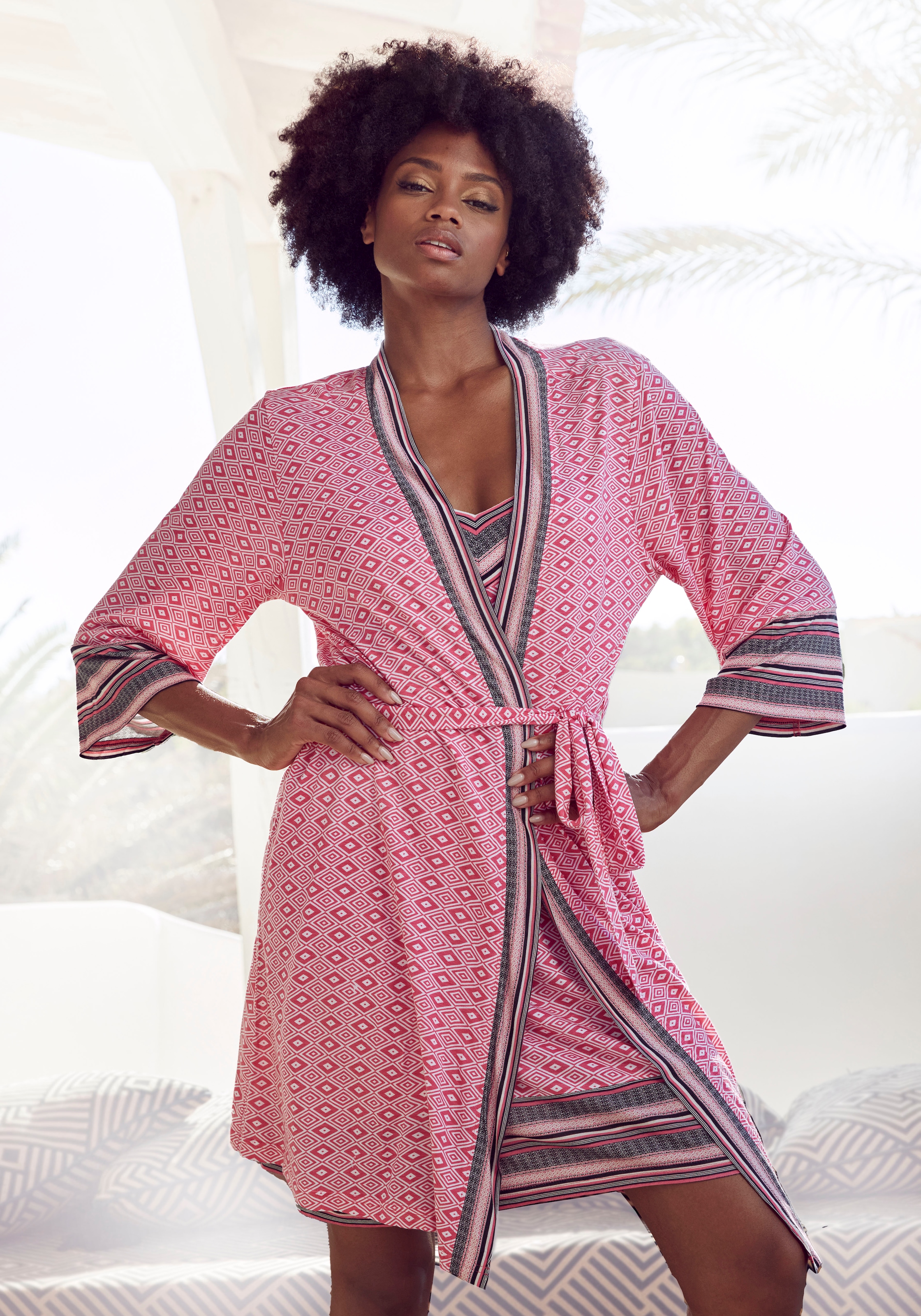 Kimono, Dreams online Unterwäsche & Bademode, LASCANA in Lingerie Vivance | kaufen Ethno-Design schönem »