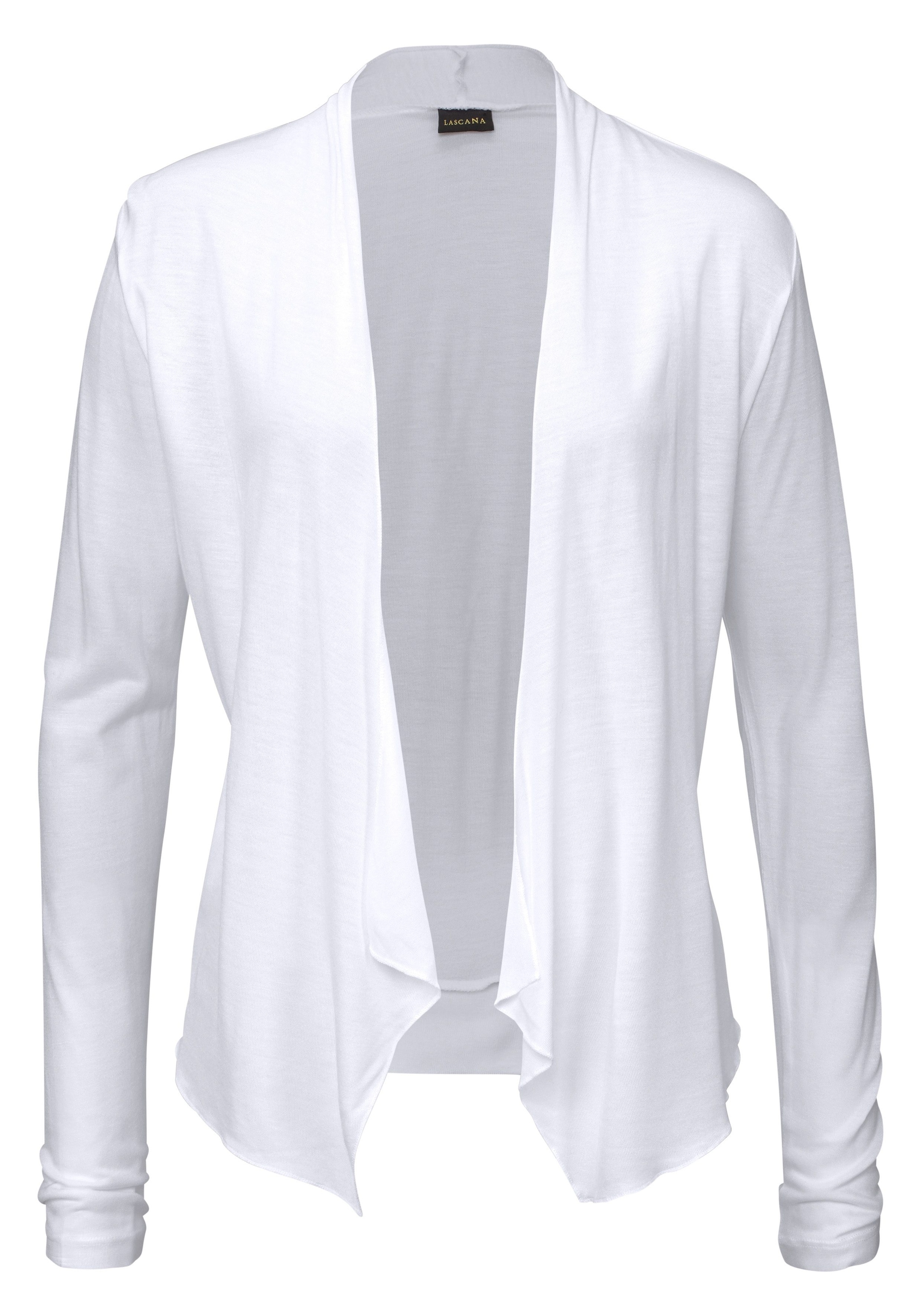 LASCANA Shirtjacke, in offener Form, & Unterwäsche aus online Lingerie LASCANA Cardigan kaufen Bademode, Jersey, | Sommerjacke, Strickjacke »