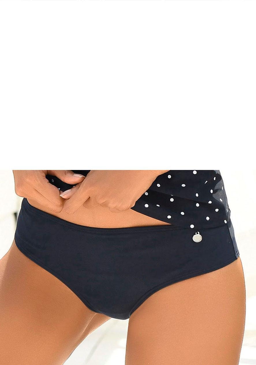 MINI A günstig Kaufen-LASCANA Bikini-Hose »Merilyn«, uni und bedruckt in klassischer Form. LASCANA Bikini-Hose »Merilyn«, uni und bedruckt in klassischer Form <![CDATA[Bikini-Hose von LASCANA im femininen Pünktchendesign oder unifarben. Die Bikinihose ist 