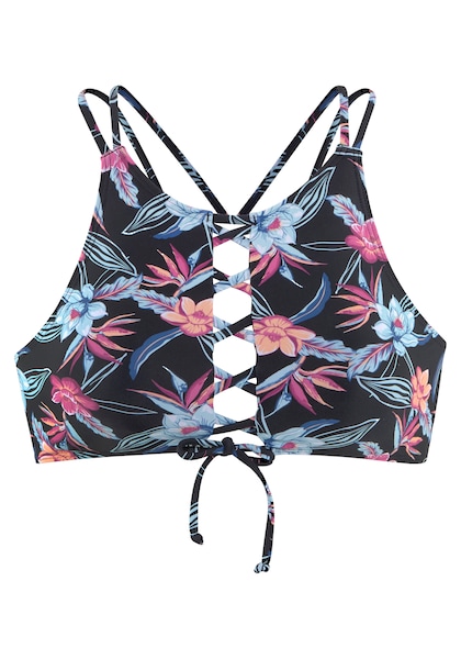 KangaROOS Bustier-Bikini-Top »Agave«, mit Zierschnürung vorne