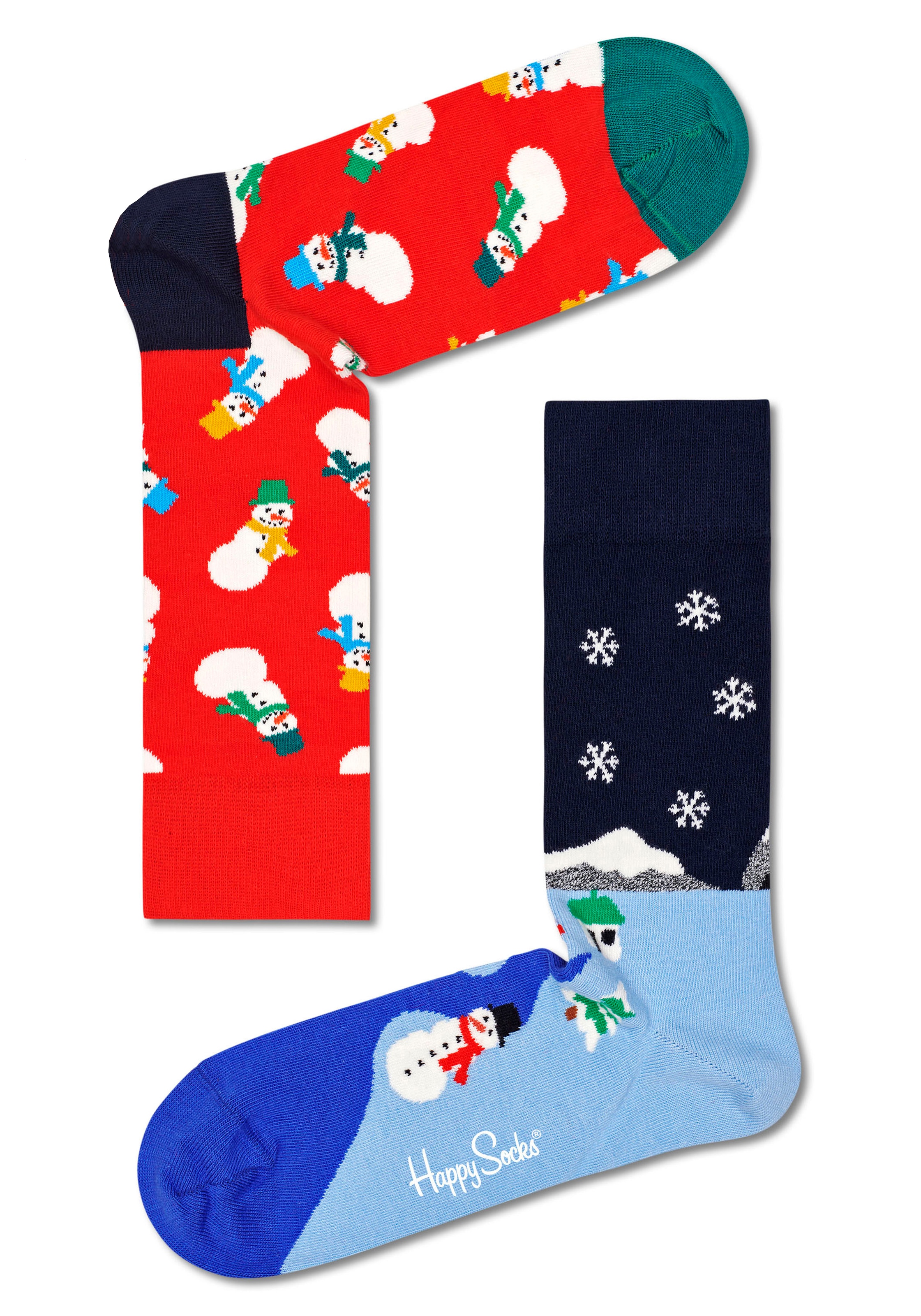 Image of Happy Socks Socken »Snowman and Snowland«, (2 Paar), in unterschiedlichen Winterdesigns