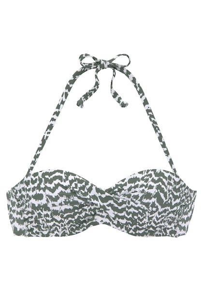 LASCANA Bügel-Bandeau-Bikini-Top »Sansa«, mit abnehmbaren Trägern