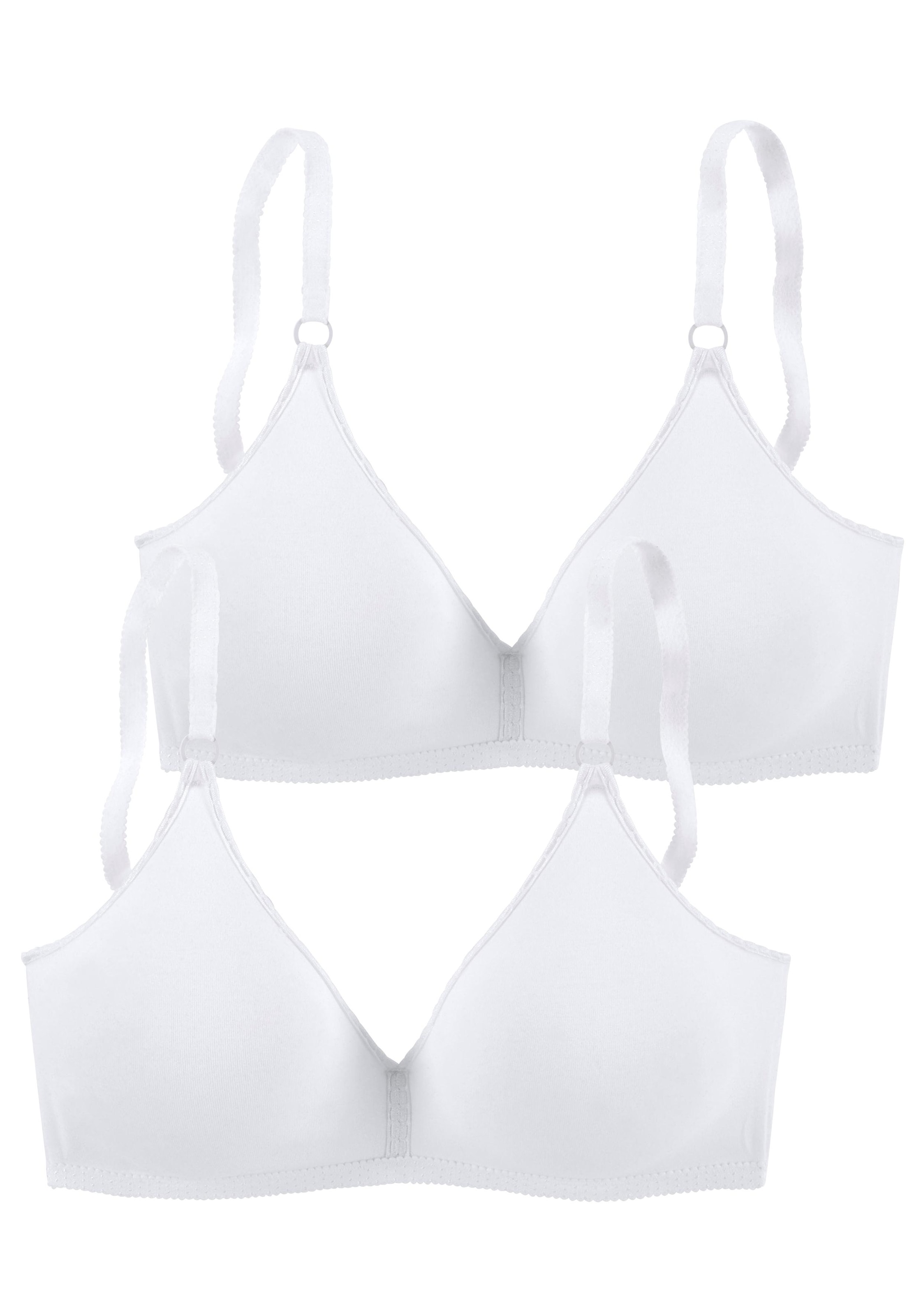 petite fleur Bralette-BH, ohne Bügel aus angenehm weicher Baumwollqualität, Basic