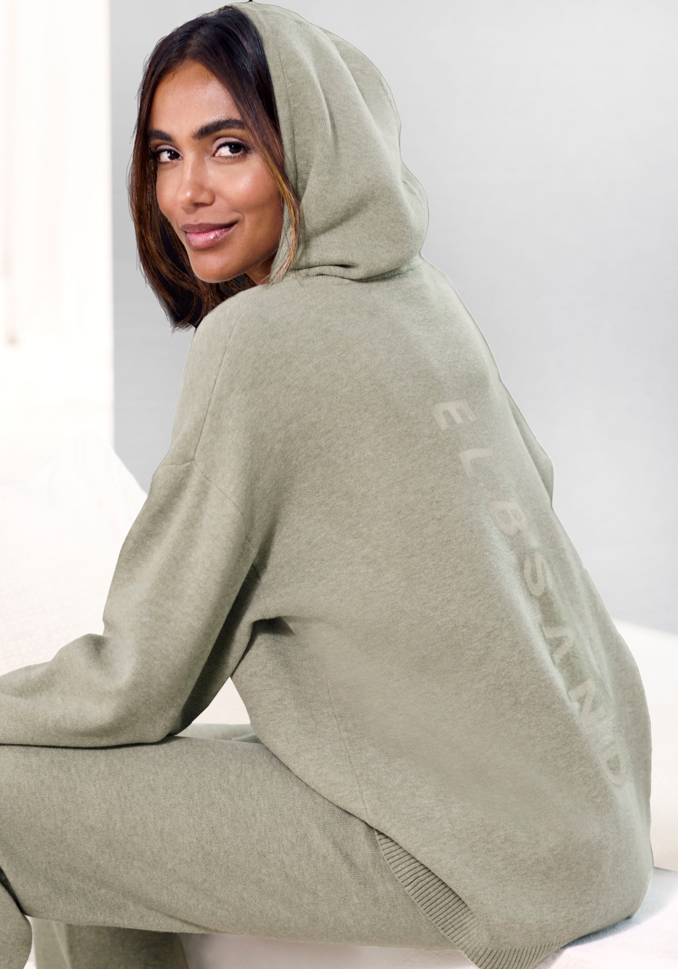 Elbsand Hoodie, aus hochwertigen Strick