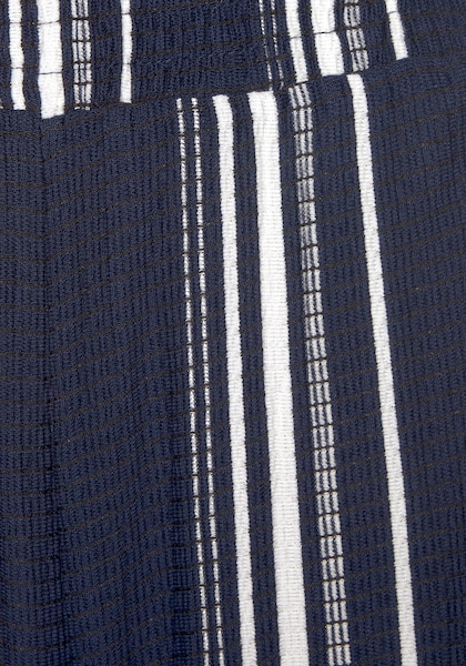 LASCANA Culotte-Overall, aus strukturierter Ware, sommerlicher Jumpsuit mit Streifen