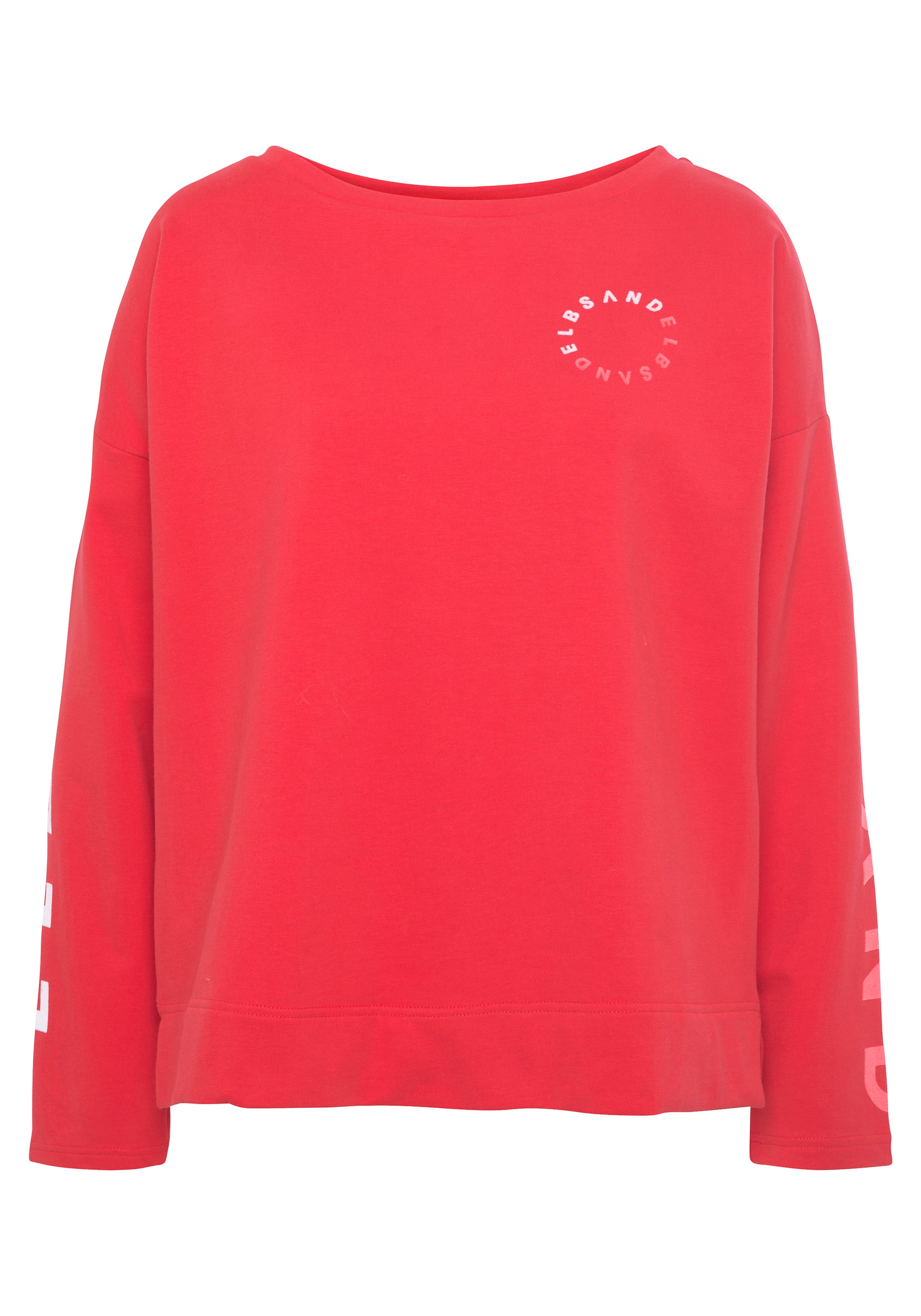 Elbsand Sweatshirt »Anvor«, mit Logoprints auf den Ärmeln, sportlich-casual
