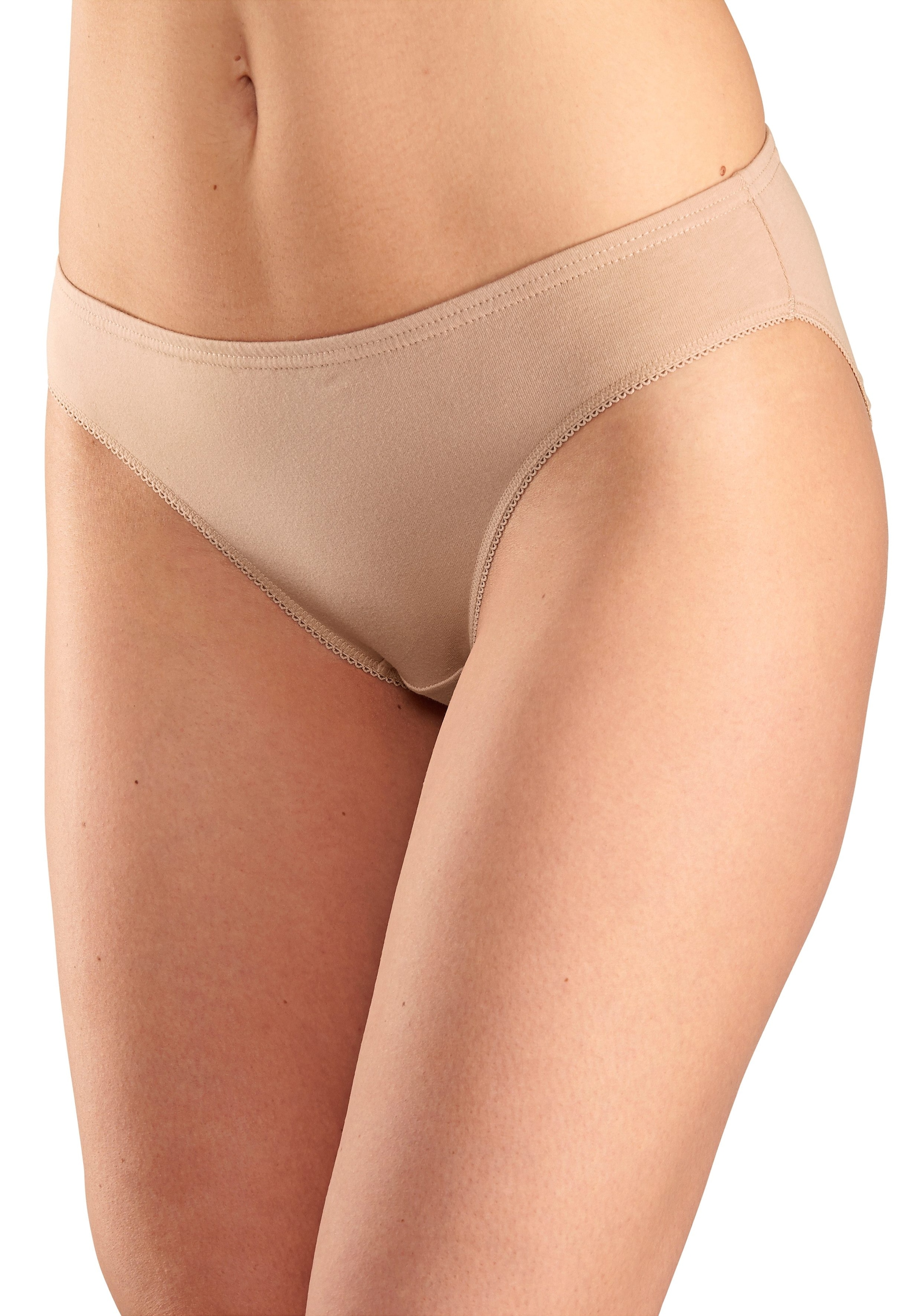 petite fleur Bikinislip, (Packung, 5 St.), aus elastischer Baumwolle