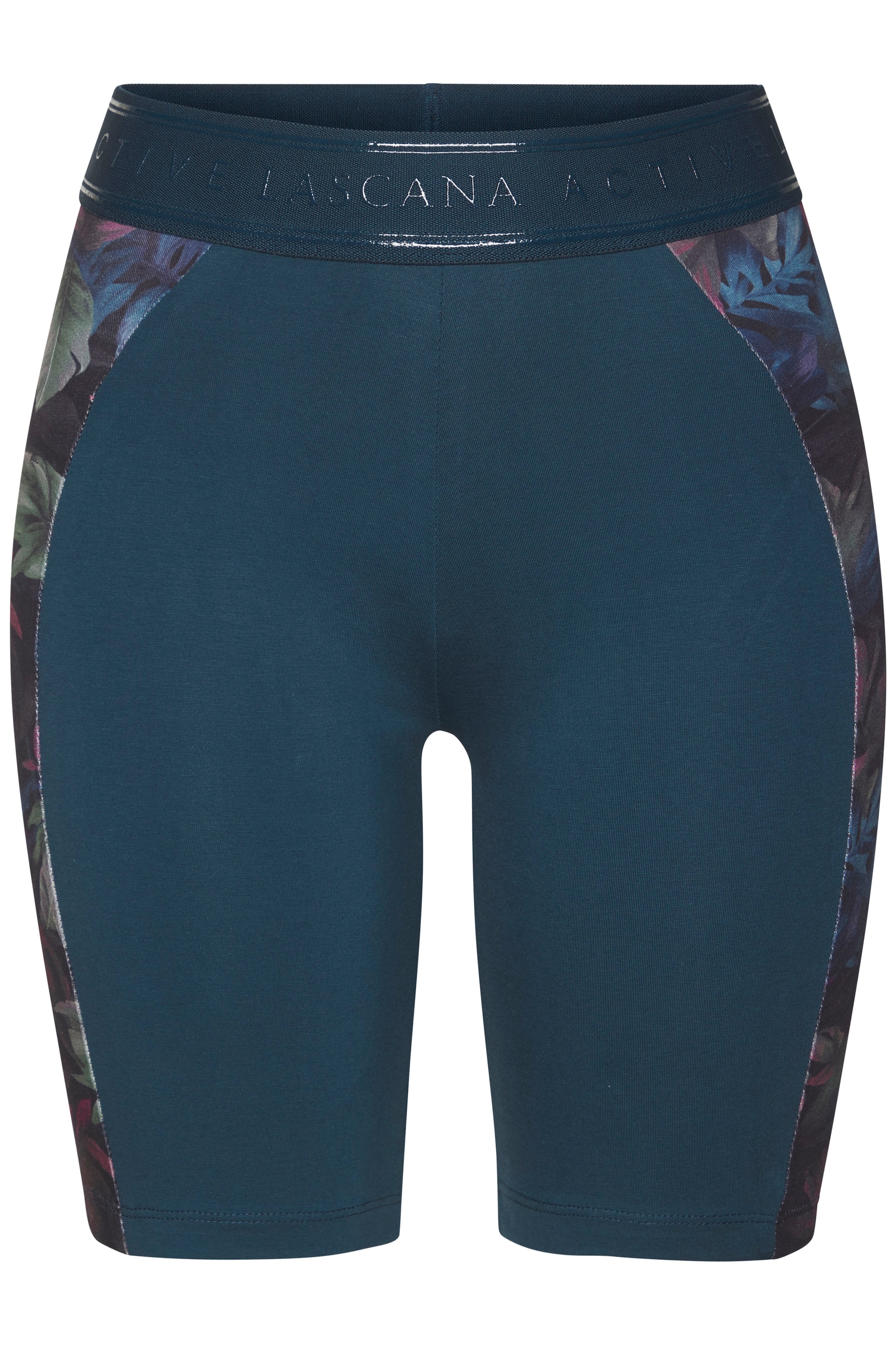 LASCANA ACTIVE Funktionsshorts, Sportshorts mit floralen Einsätzen