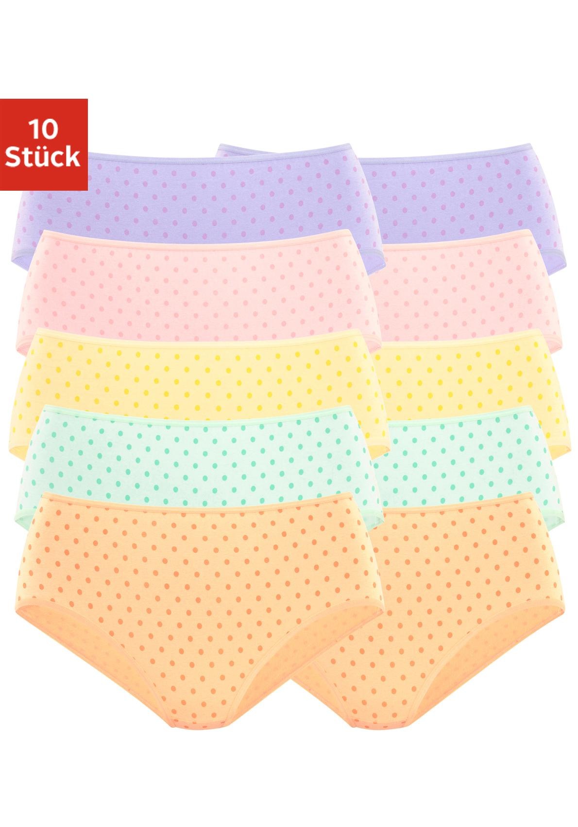Image of petite fleur Hüftslip, (Packung, 10 St.), mit schönem Pünktchendruck