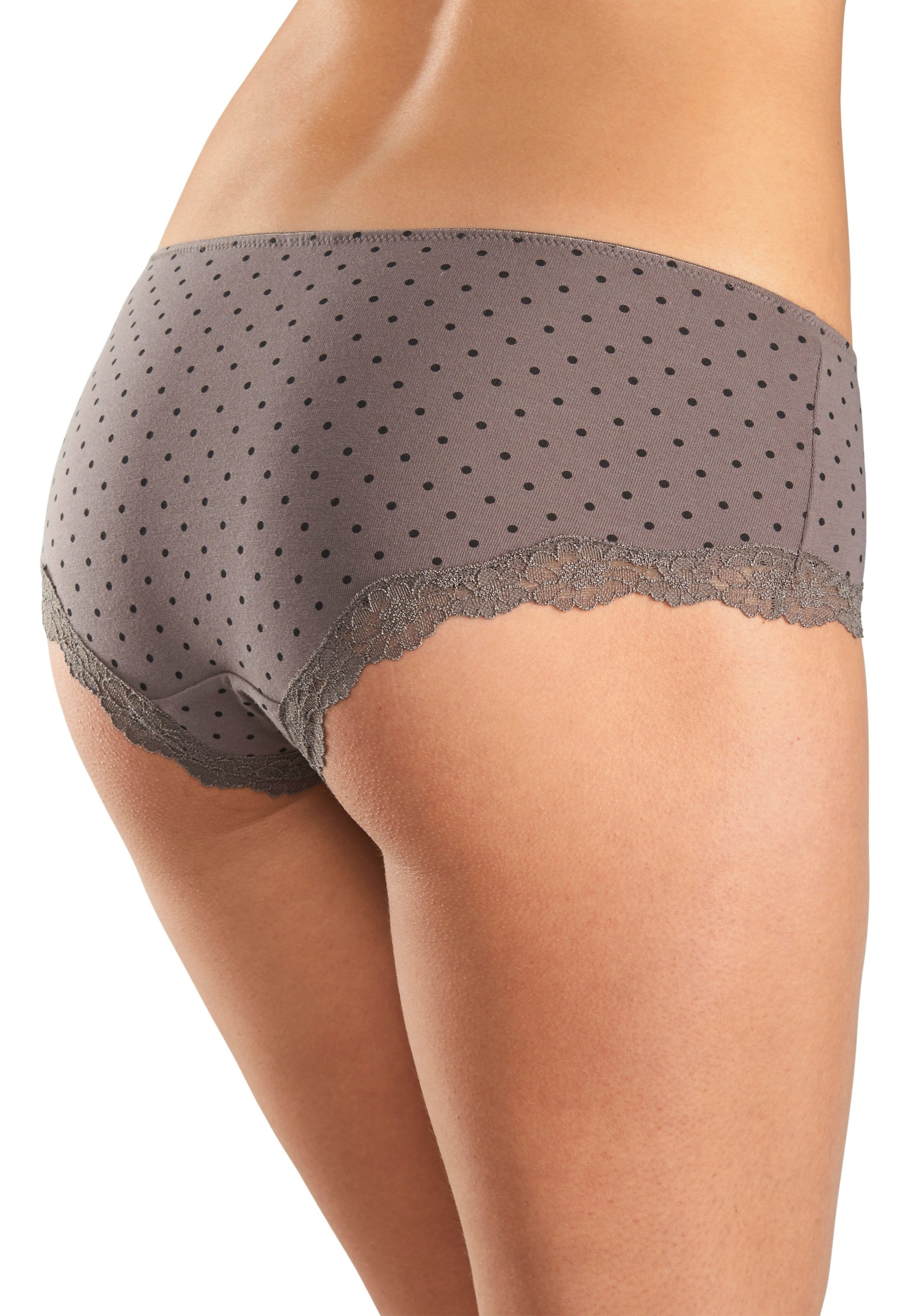 Bademode, St.), aus elastischer & Baumwolle Spitze 3 kaufen » | (Packung, zarter online LASCANA mit LASCANA Unterwäsche Panty, Lingerie