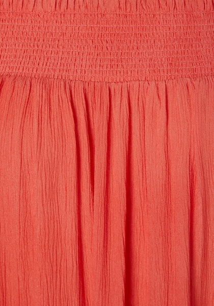 s.Oliver Strandkleid, aus gewebter Viskose, kurzes Tunikakleid, Sommerkleid, schuterfrei