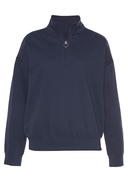 H.I.S Sweatshirt »Troyer mit Stehkragen«, im maritimen Stil, Loungeanzug »  LASCANA | Bademode, Unterwäsche & Lingerie online kaufen