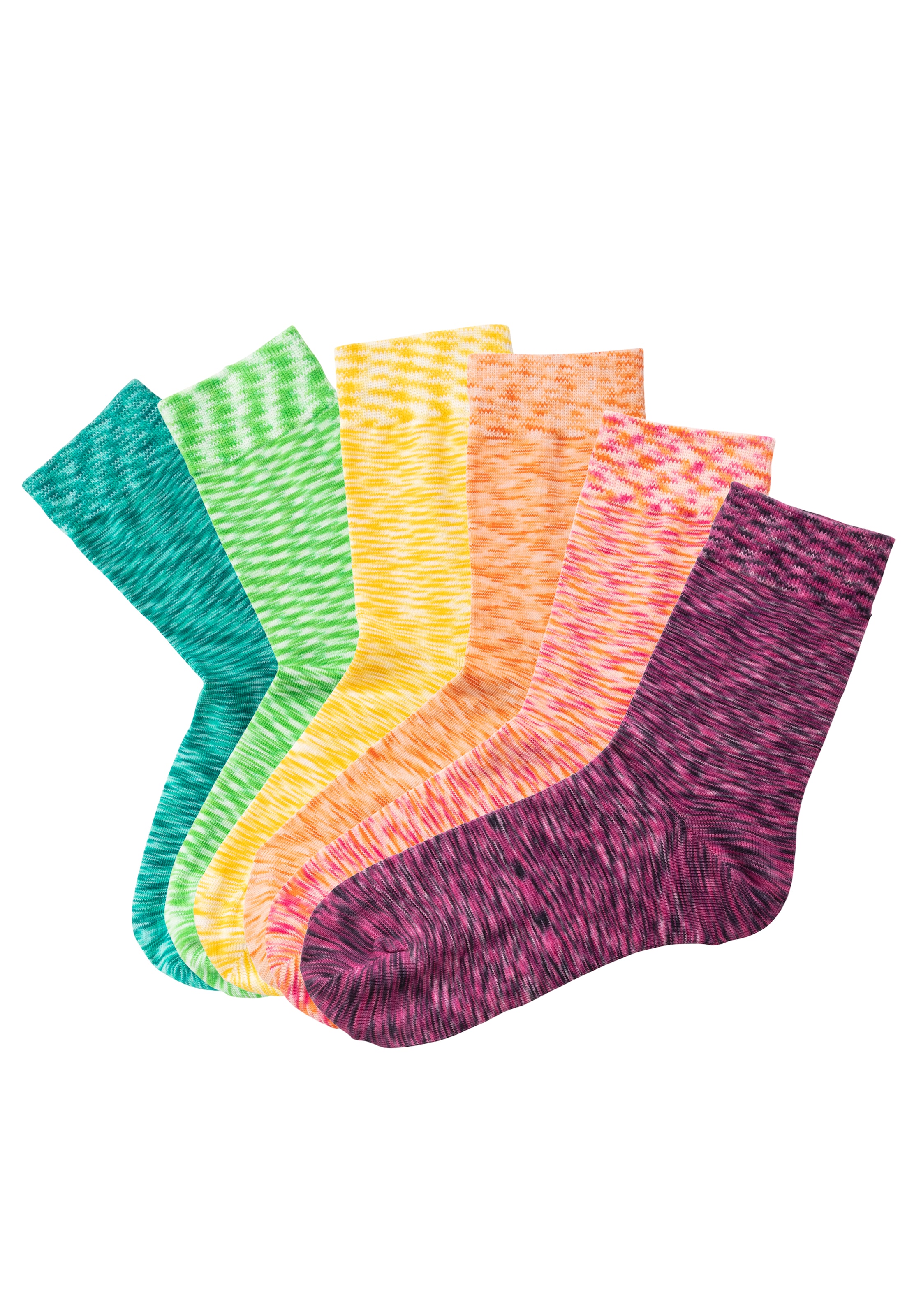 Paar Socken günstig Kaufen-H.I.S Freizeitsocken, (Packung, 6 Paar), mit farbigem Garn. H.I.S Freizeitsocken, (Packung, 6 Paar), mit farbigem Garn <![CDATA[Socken von HIS in bunten Farben. Aus 78% Baumwolle, 21% Polyamid, 1% Elasthan]]>. 