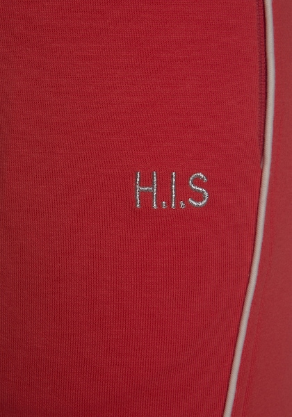 H.I.S Sweathose, mit Reissverschluss am Beinsaum, Loungeanzug