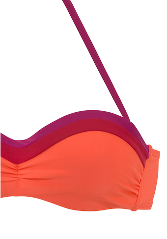 s.Oliver Bügel-Bandeau-Bikini-Top »Yella«, mit kontrastfarbenen Details