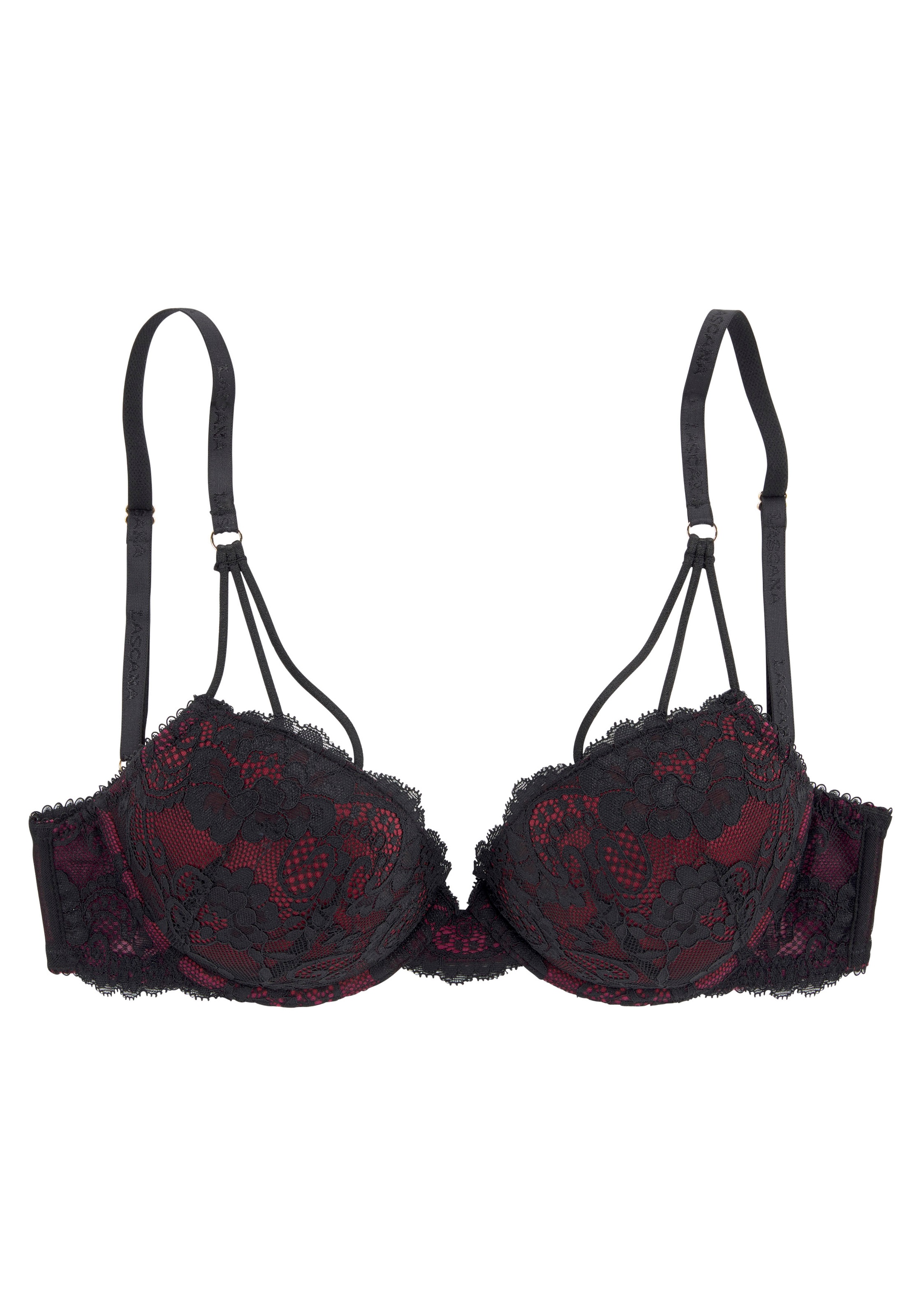 LASCANA Push-up-BH, mit dekorativen Trägern, sexy Dessous