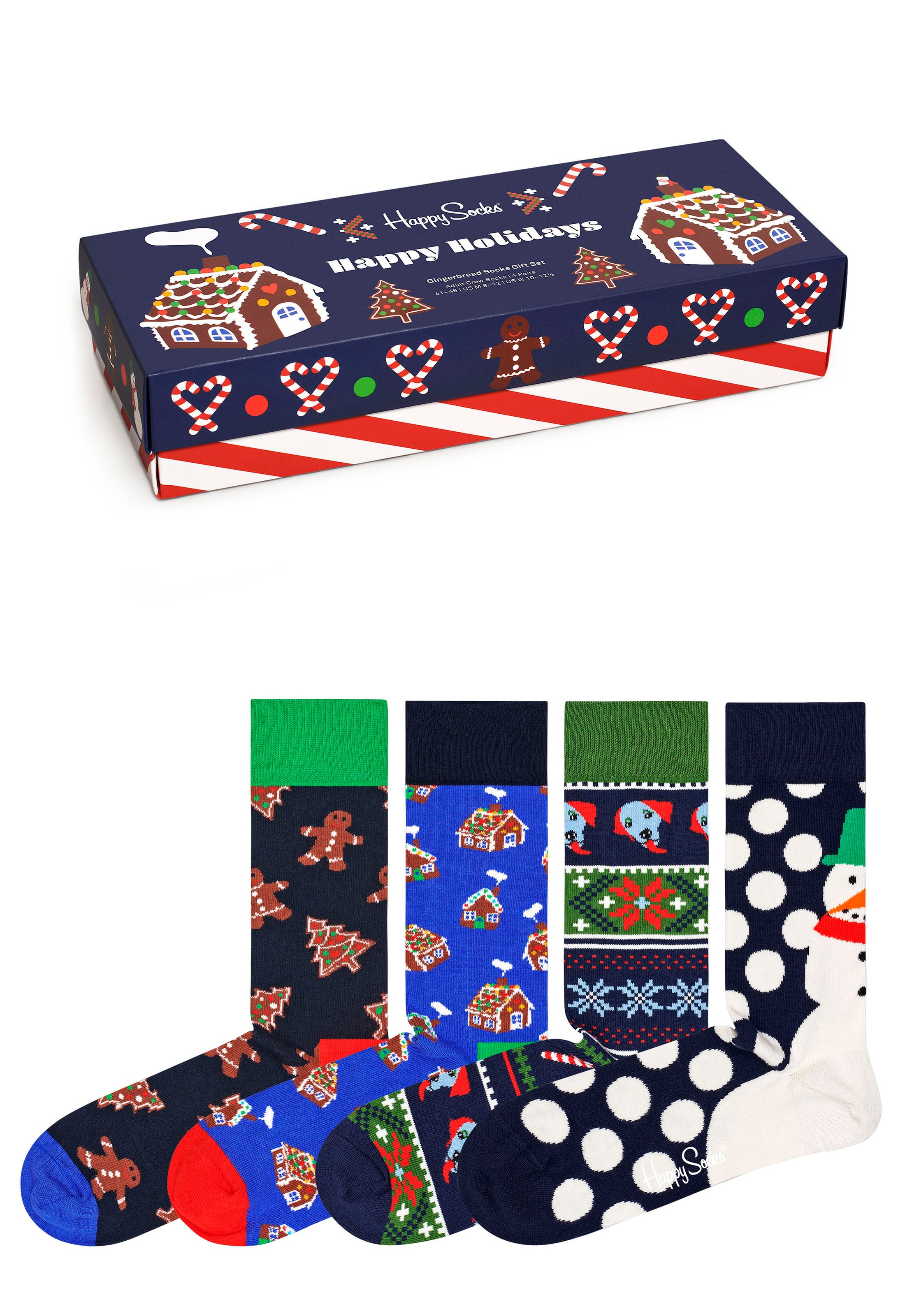 Image of Happy Socks Socken »gingerbread cookies«, (4 Paar), in winterlichen Designs