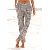 s.Oliver RED LABEL Beachwear : pantalon de plage avec imprimé floral