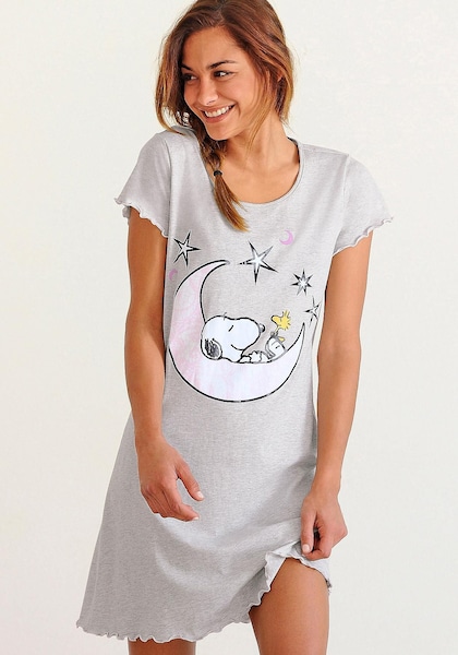 Peanuts Nachthemd, mit Snoopy-Print und Kräuselsäumen » LASCANA | Bademode,  Unterwäsche & Lingerie online kaufen