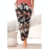 LASCANA Jerseyhose, mit Blumenprint und Taschen, schmales Bein, Strandhose, elastisch