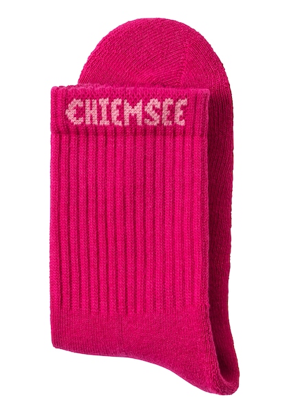 Chiemsee Tennissocken, (Set, 6 Paar), mit eingestricktem Markennamen