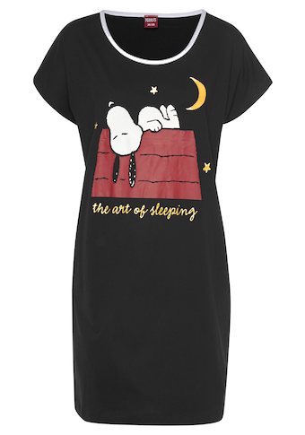 Peanuts Nachthemd, mit Snoopy Druckmotiv