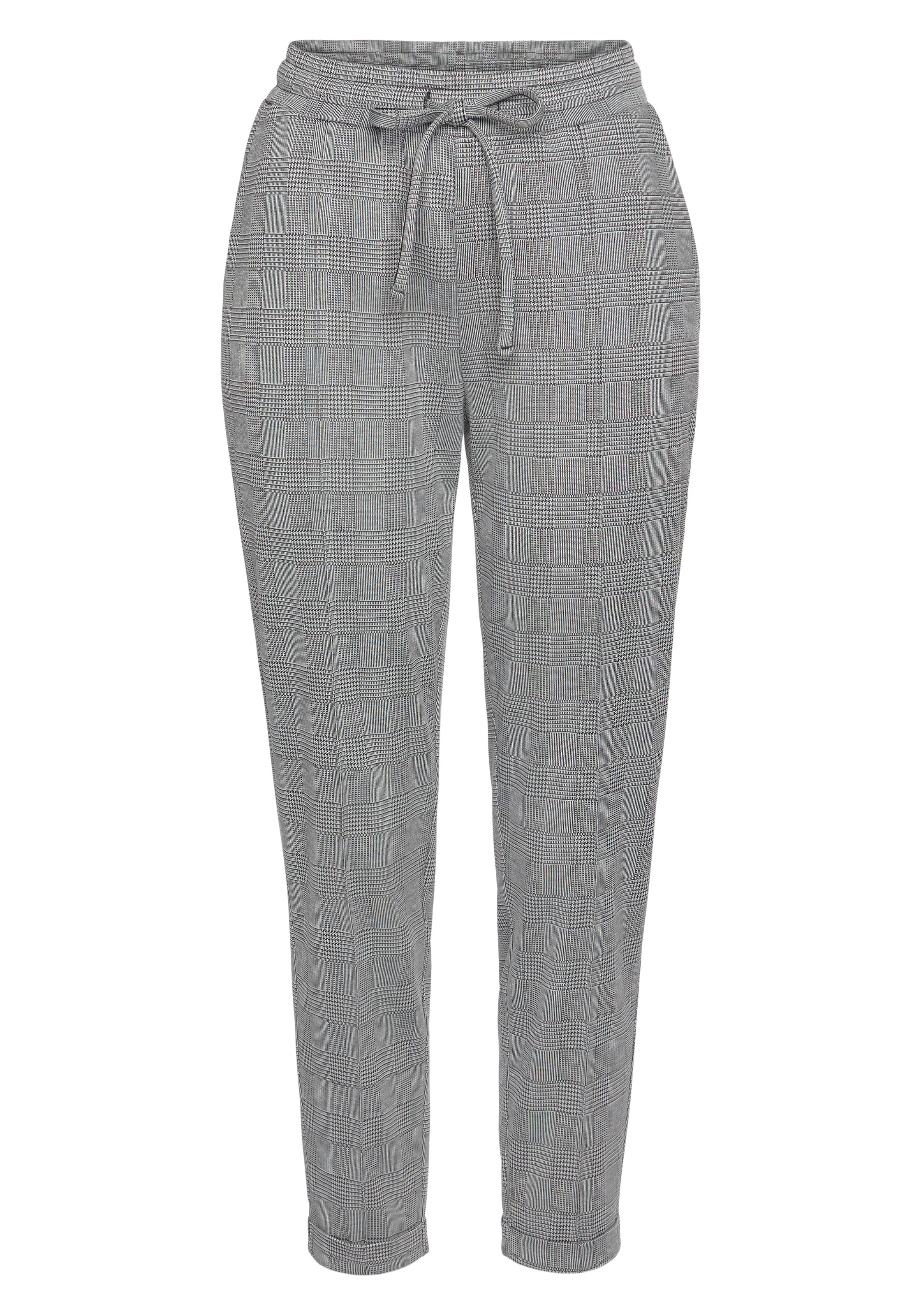 Vivance Jogger Pants, mit Karomuster und seitlichen Taschen, Stoffhose, Karohose