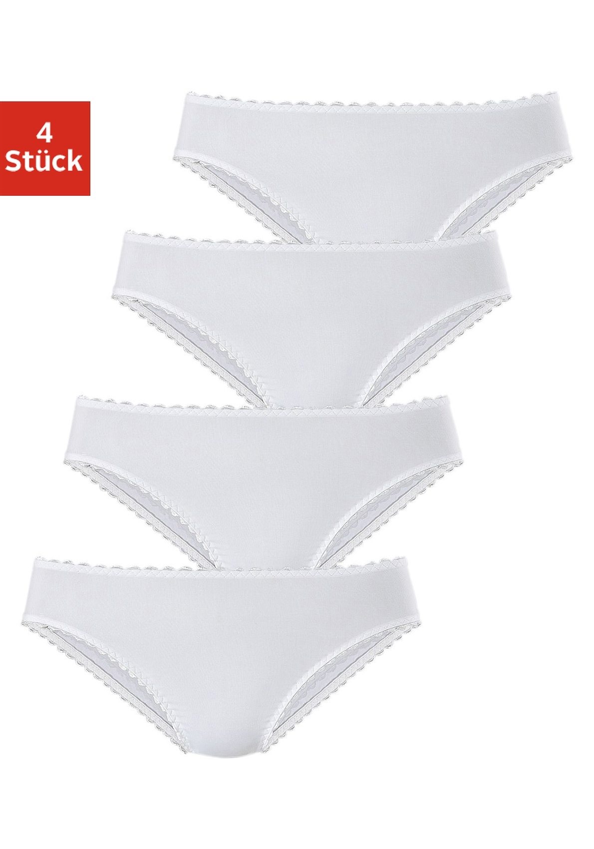 Image of petite fleur Jazz-Pants Slips, (Packung, 4 St.), aus weicher Microfaser