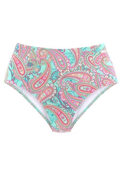 Venice Beach Highwaist-Bikini-Hose »Paislee«, in soften Farben