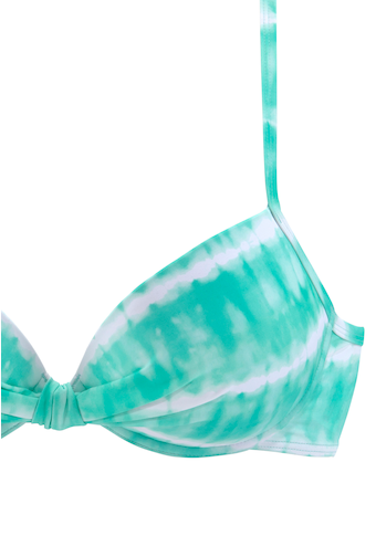 s.Oliver Bügel-Bikini-Top »Enja«, mit wattierten Cups und Batikdruck