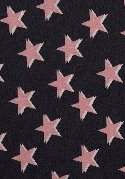Vivance Dreams Pyjama, (4 tlg., 2 Stück), mit Sternenmuster