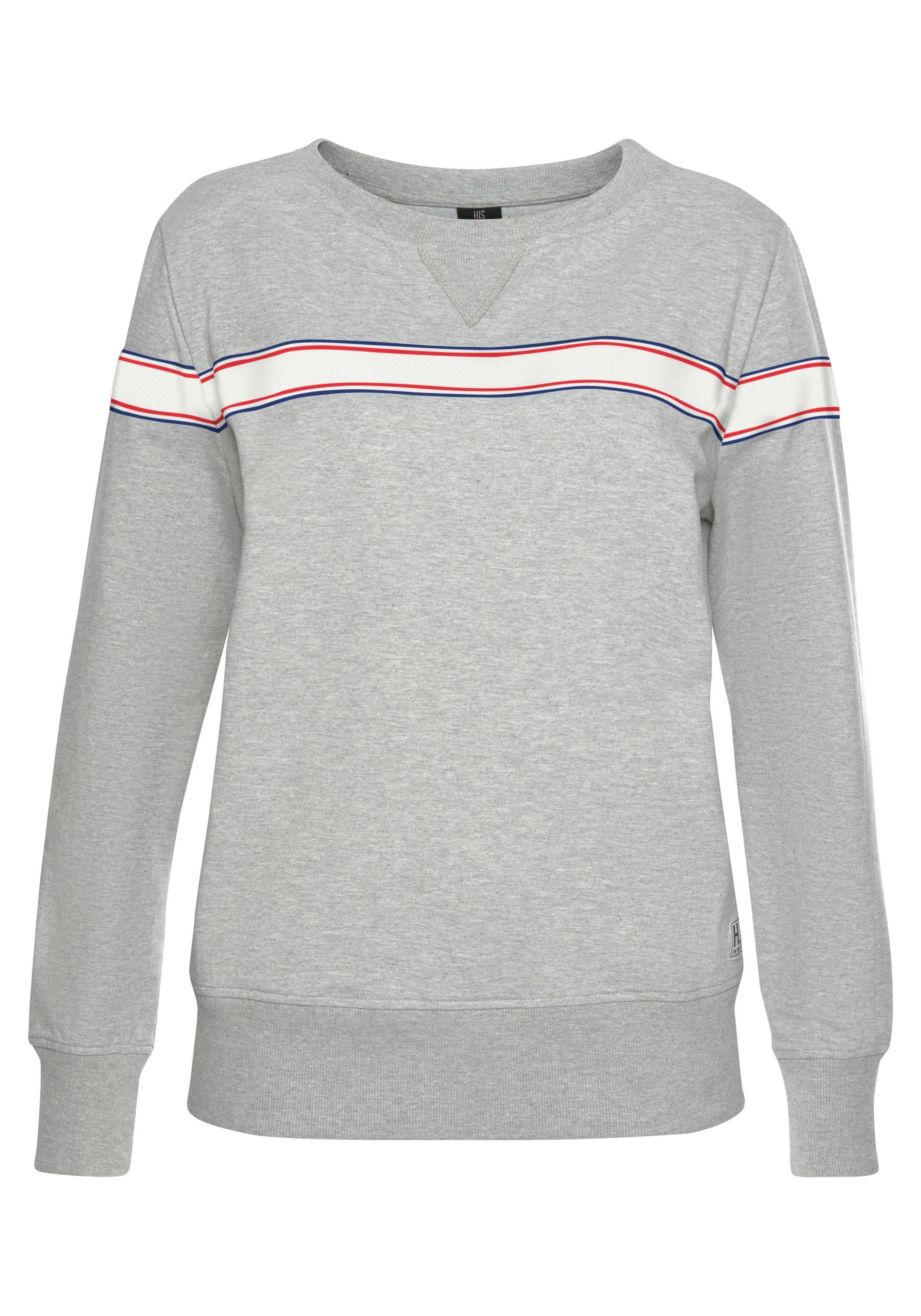 H.I.S Sweatshirt, mit gestreiftem Tape, Loungewear, Loungeanzug