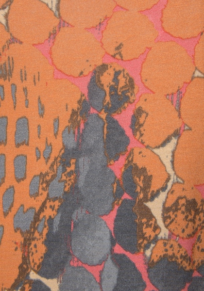 Buffalo Longshirt, mit Echsenprint, elastisches Strandkleid, Sommerkleid