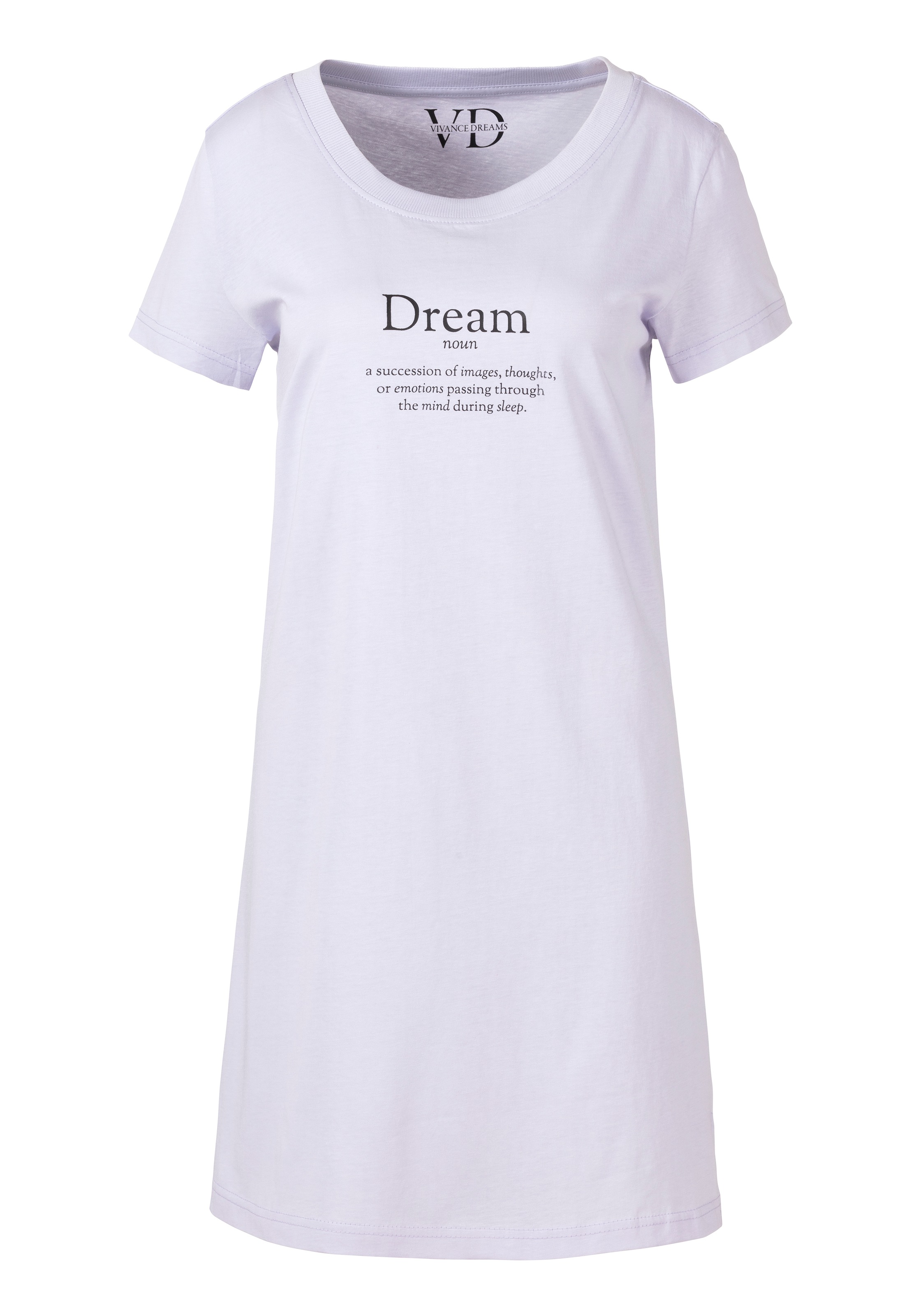 Vivance Dreams Nachthemd, mit Statementdruck