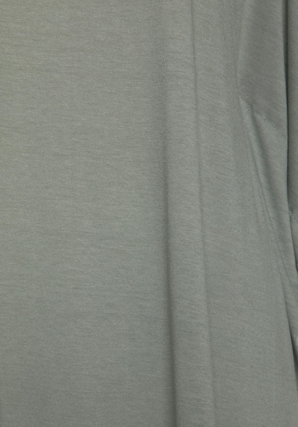 LASCANA Strandshirt, mit Zierband im oberen Rücken, Longshirt, 3/4-Ärmel, schulterfrei