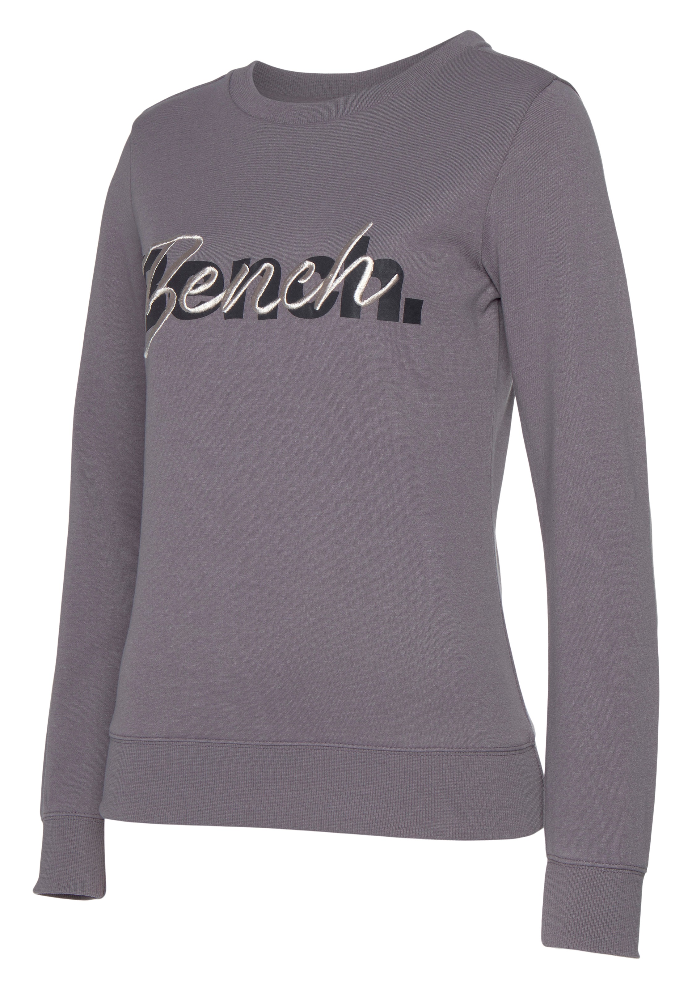 Bench. Loungewear Sweatshirt, mit Stickerei, | und Bademode, Logodruck online Unterwäsche & Loungeanzug Lingerie » LASCANA kaufen