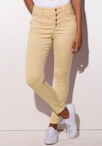 LASCANA High-waist-Jeans, aus Superstrech-Qualität