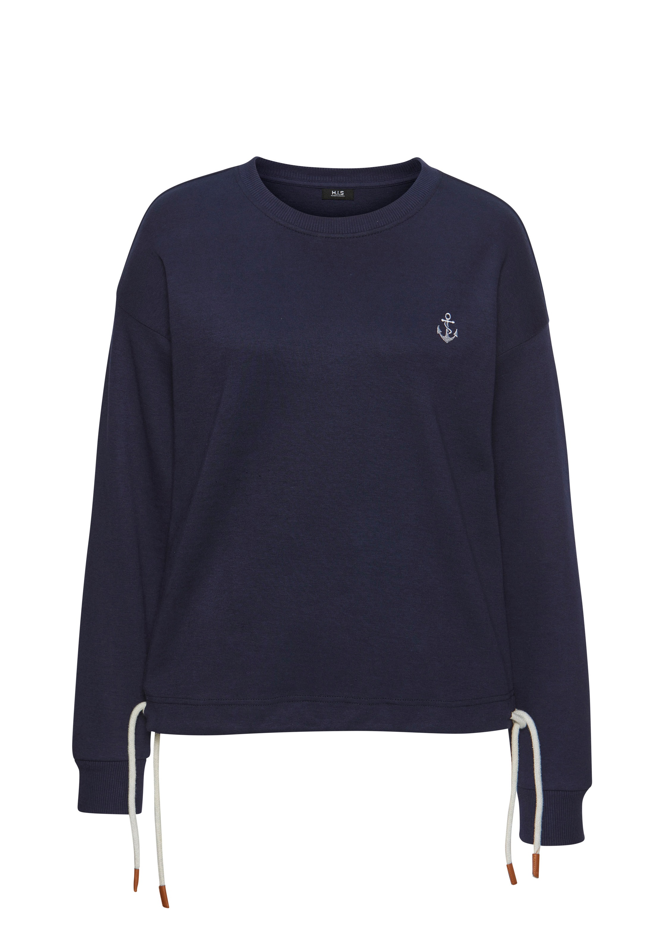 H.I.S Sweater, mit Tunnelzug am Bündchen, Loungewear